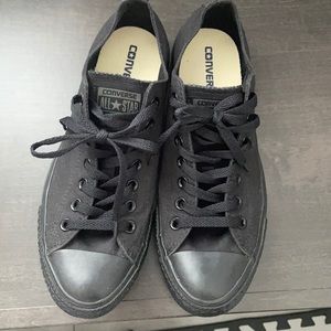 All black converse